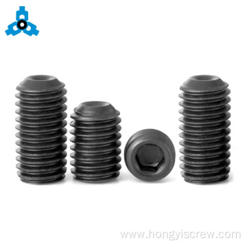 DIN916Black Inner Hex Socket Set Screws Cup Point